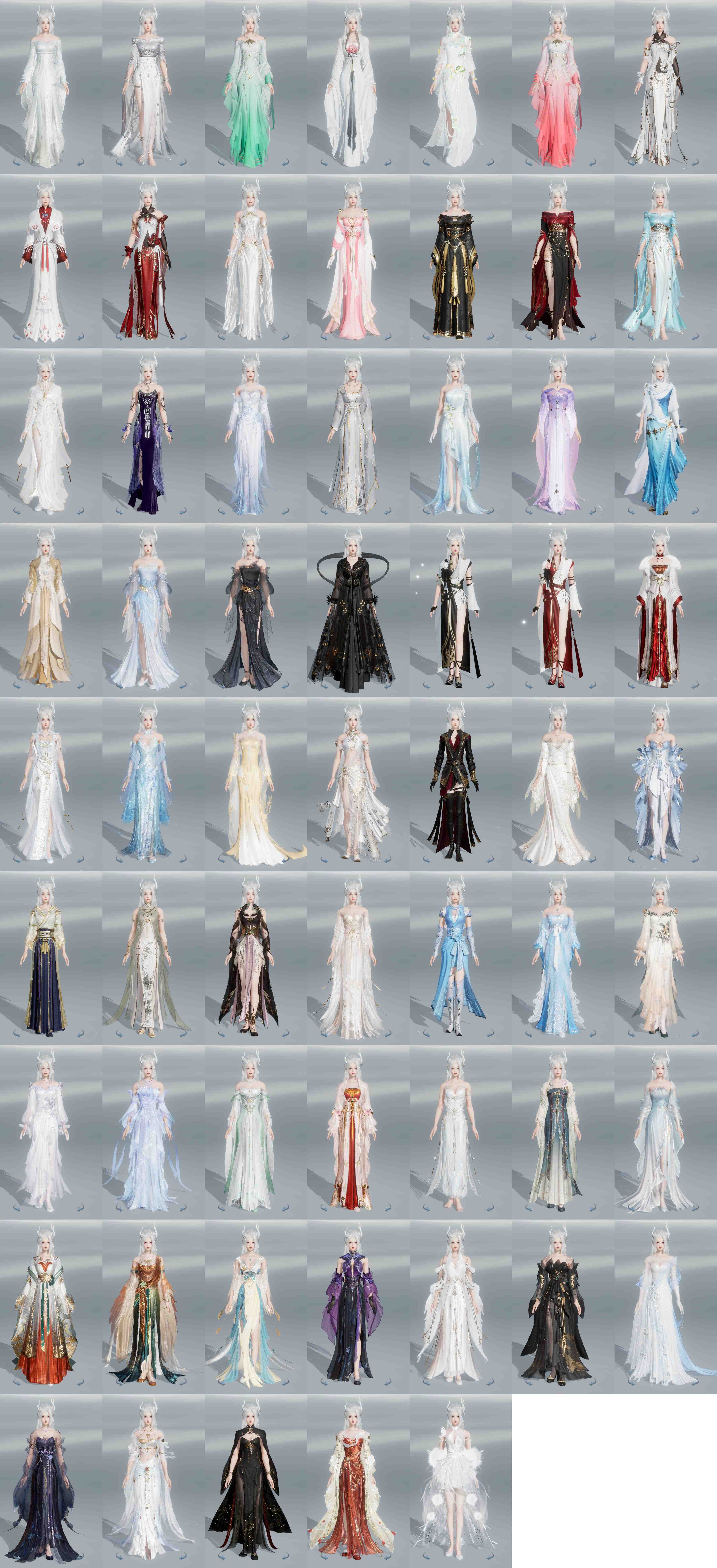 红/兔金资历金鼠金鸡金考金凤金牛金云金女仆金雪金/雪月白发哒黑哒